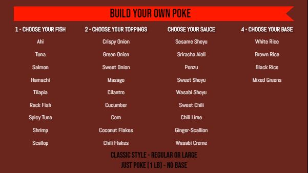 Build Your Own Menu - 40 Items