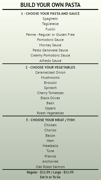 Build Your Own - Menu Board - 30 Items in Grey color