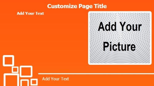 Product Advertising with Landscape Image in Orange color