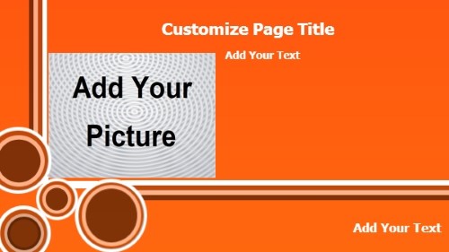 Product Advertising with Landscape Image in Orange color